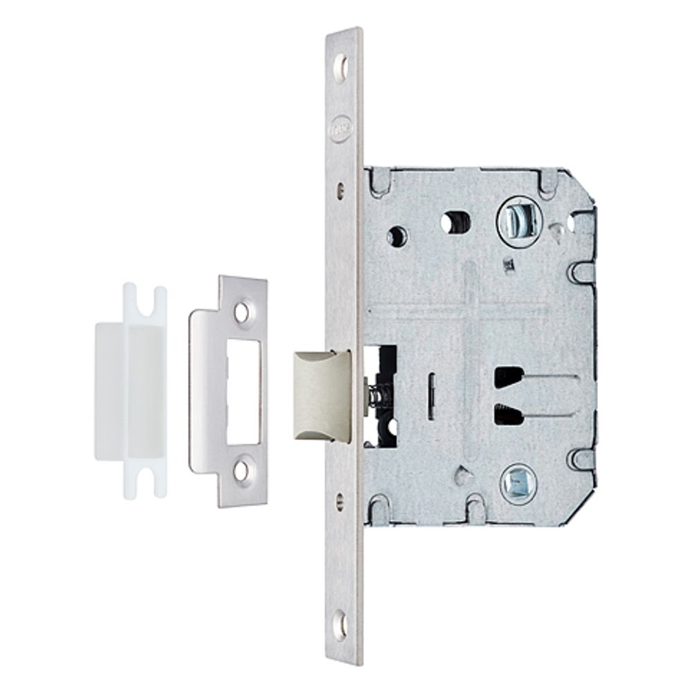 Защелка сантехническая Итарос 70*50 белый никель