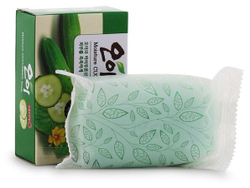 Mukunghwa Soap Мыло огуречное, 100 гр Moisture Cucumber Soap 100g 100гр