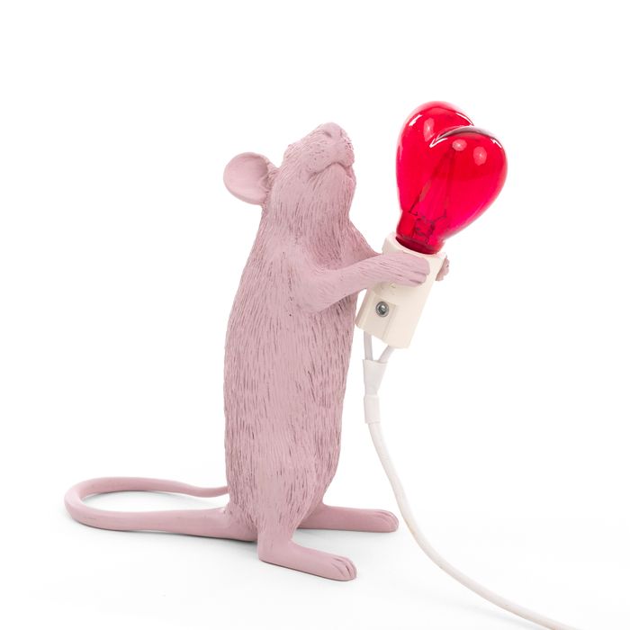 Настольная лампа Seletti Mouse Lamp Love Edition USB 15220SV