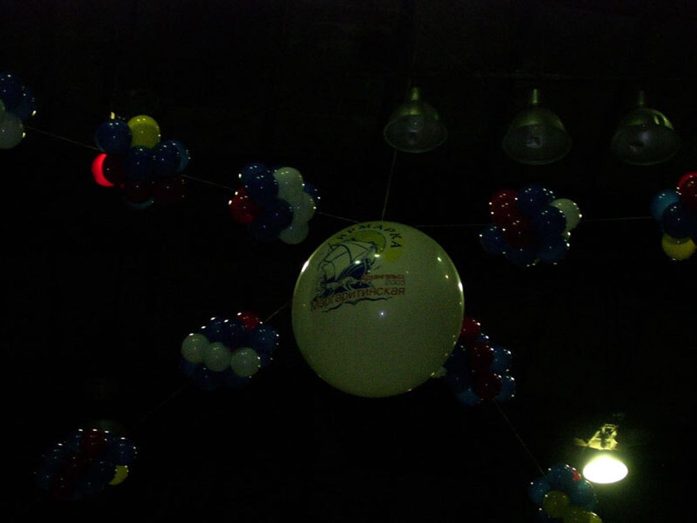 Оформление воздушными шарами городских и спортивных мероприятий