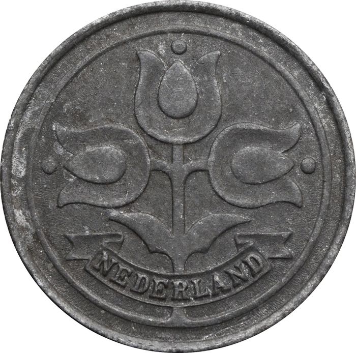 10 центов 1942 Нидерланды VF-XF