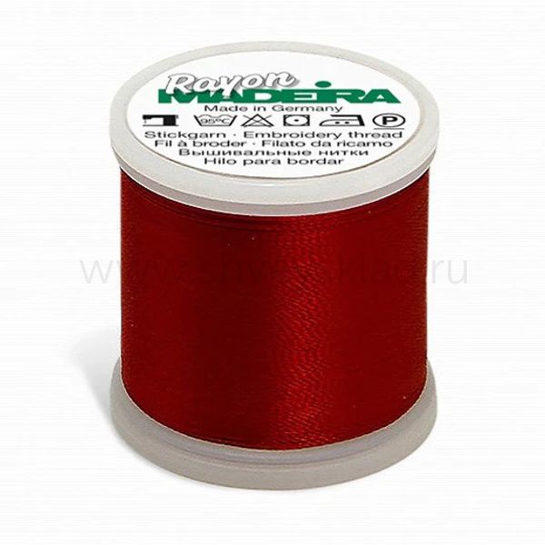 Нитки вышивальные вискоза Madeira Rayon №40, 1000 м, цв. 1381, 9841, 5 катушек