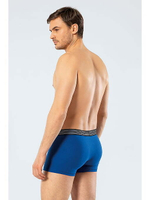 Трусы мужские шорты. Набор из 3-х штук синий - индиго - голубой