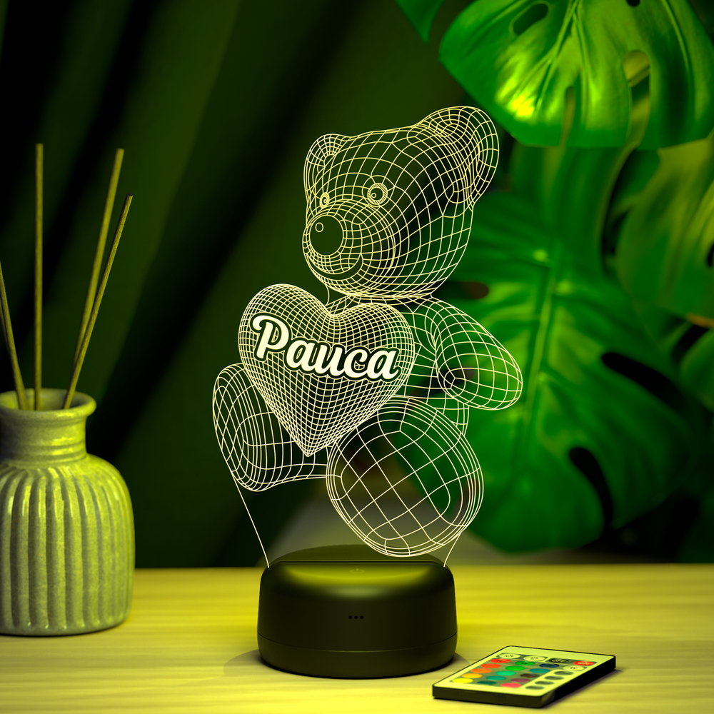 Ночник "Мишка с именем Раиса"