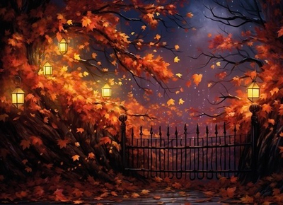 ОСЕНЬ №2 фон неопреновый