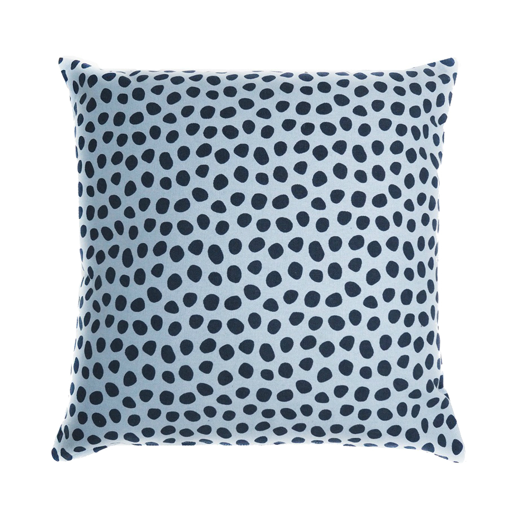 Чехол для подушки из хлопка с принтом funky dots, серо-голубой cuts&pieces, 45х45 см