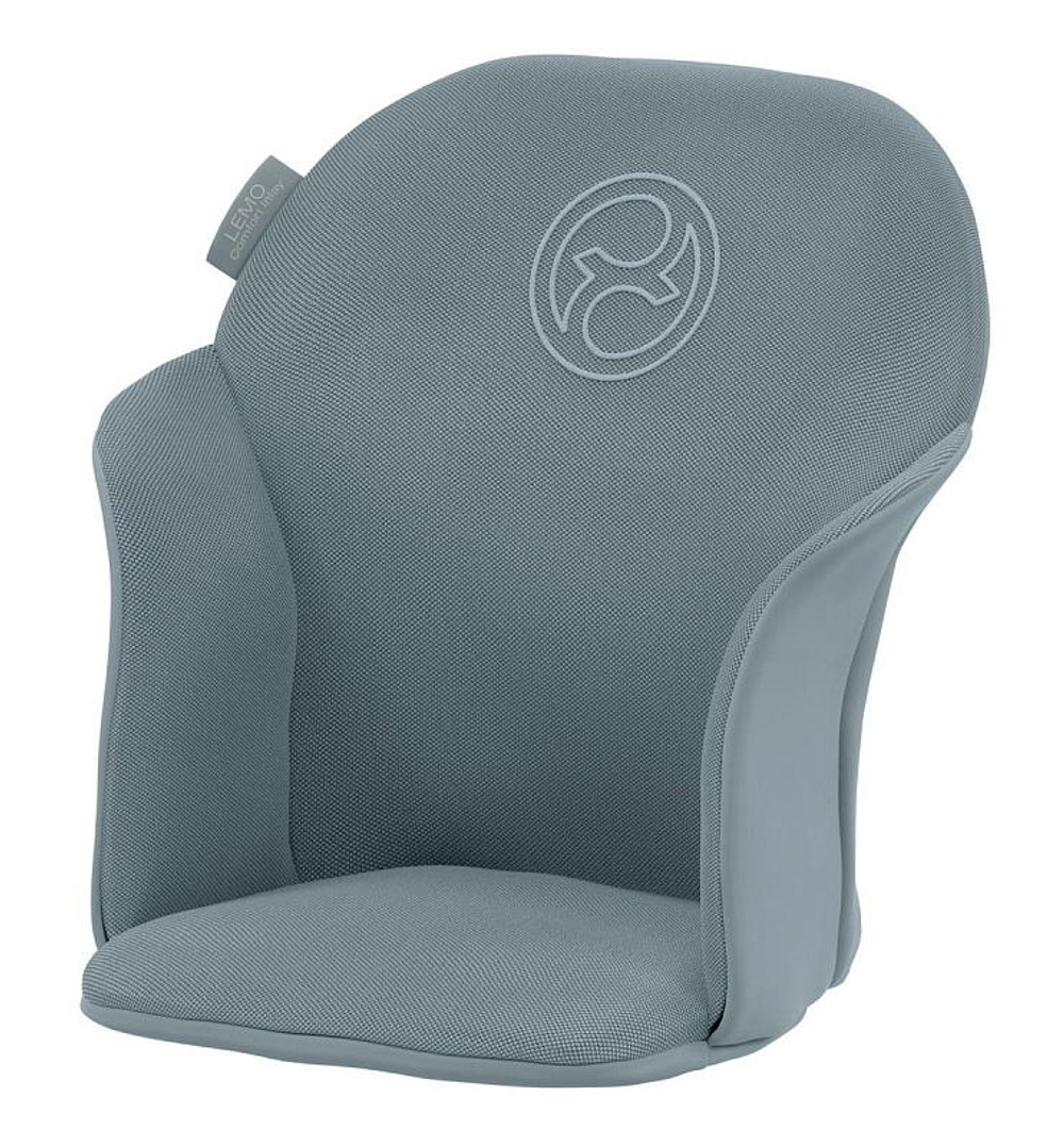 Стульчик для кормления Cybex Lemo 4 в 1 с мягкими чехлами Comfort Inlay Suede Grey/Stone Blue