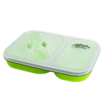 Силиконовый контейнер 2-отсека с ловилкой Tramp TRC-090 900мл -