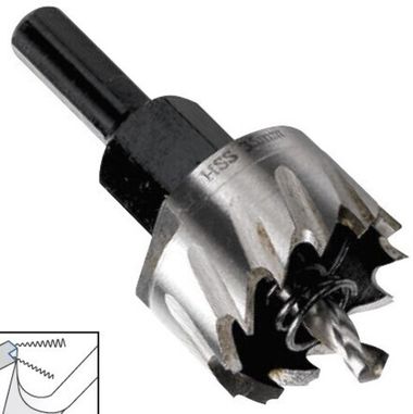 Сверло корончатое по металлу и пластику Ф 24мм Krino 2100102400