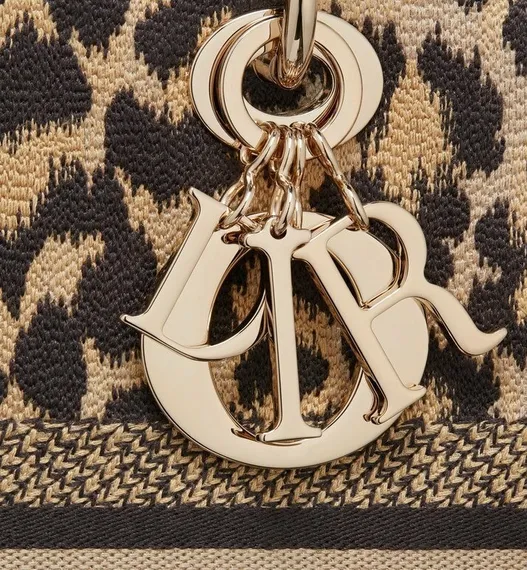 Сумка Dior Lady D-lite, модель среднего формата, женская, бежевый
