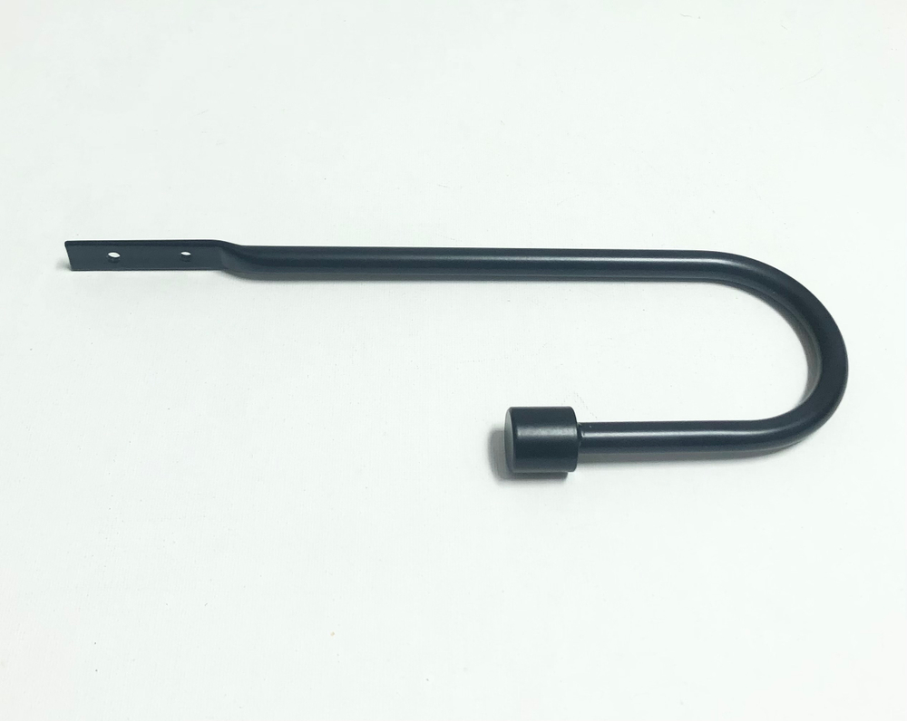 Держатель для штор кованый Готика d20 мм, цвет черный