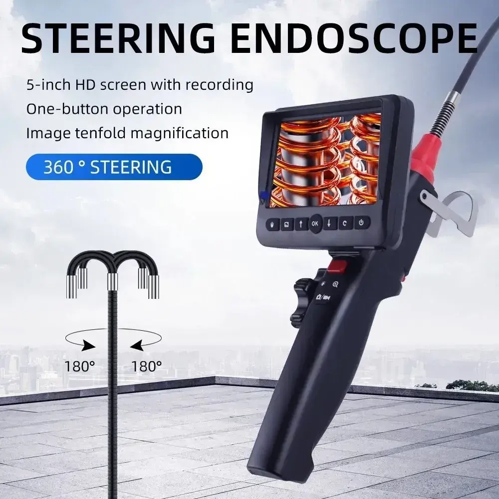 Эндоскоп/180 градусов/3.9 мм+ ЖК ДИСПЛЕЙ/ручной эндоскоп