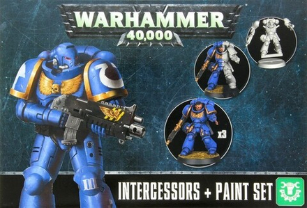 Настольная игра "Warhammer 40.000. Intercessors & Paint Set"