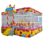 Электрическая Аттракцион карусель «Тележка с конфетами», 7×6×3,6 м