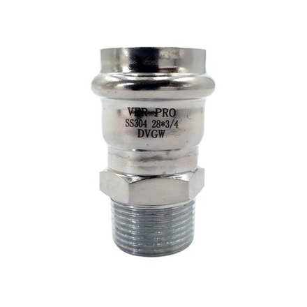 ViEiR Ver-Pro Муфта пресс для нерж. трубы НР 42х1 1/2" VPSM427