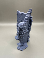 Разрушенная стена дома для диорам и макетов, 1:35