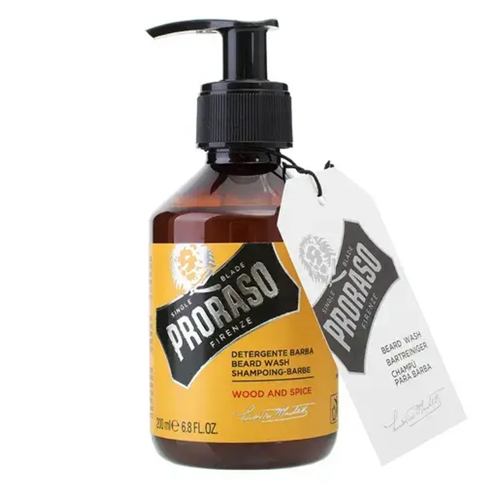 Proraso Шампунь для бороды Wood and spice, 200 мл