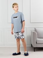 Костюм для мальчика Олимп-2 Виотекс СЕРЫЙ