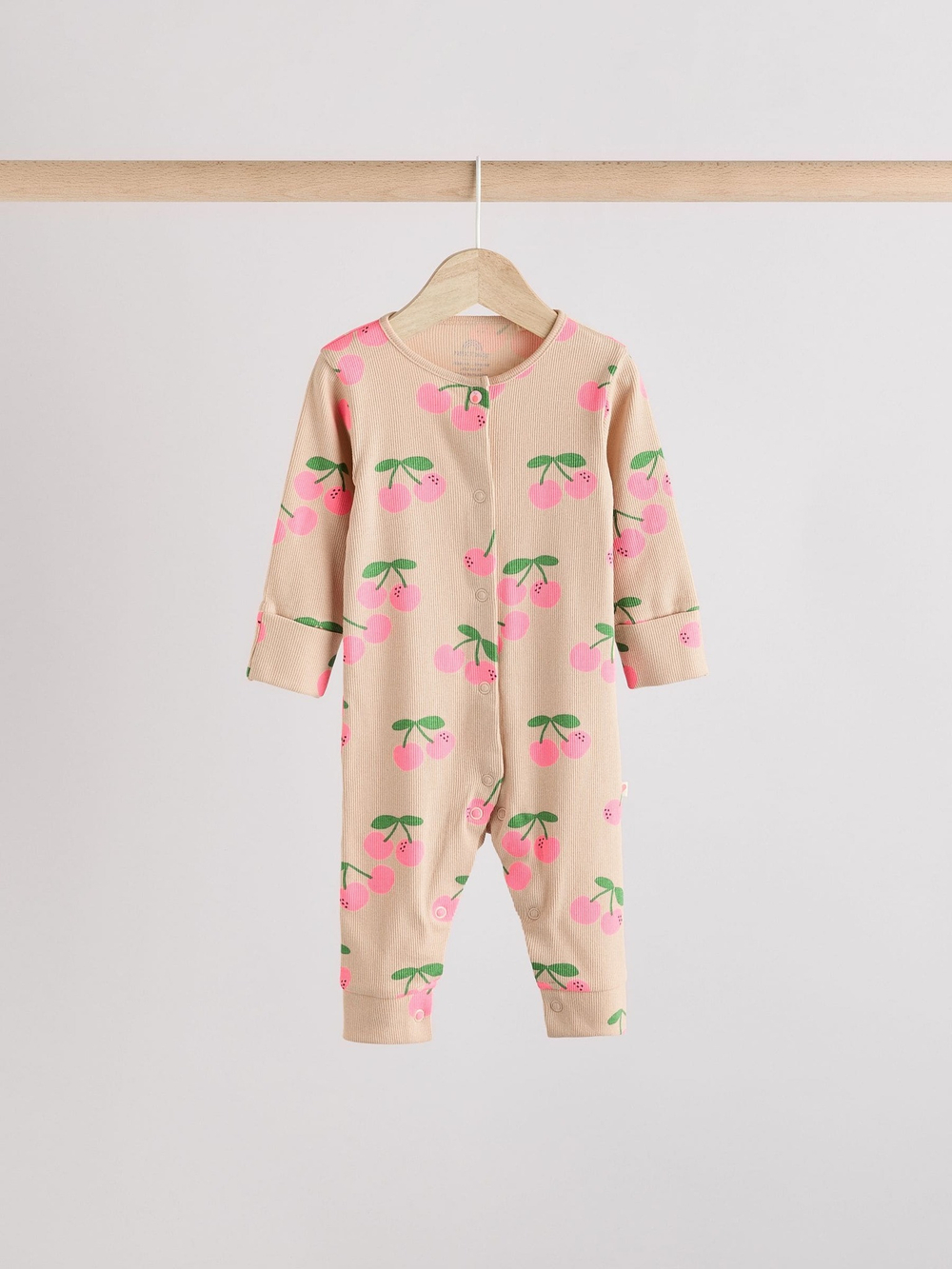 Комбинезон / Cлип для малышей Next E18-347, 3 шт., Светло-зеленый, Бежевый, Розовый