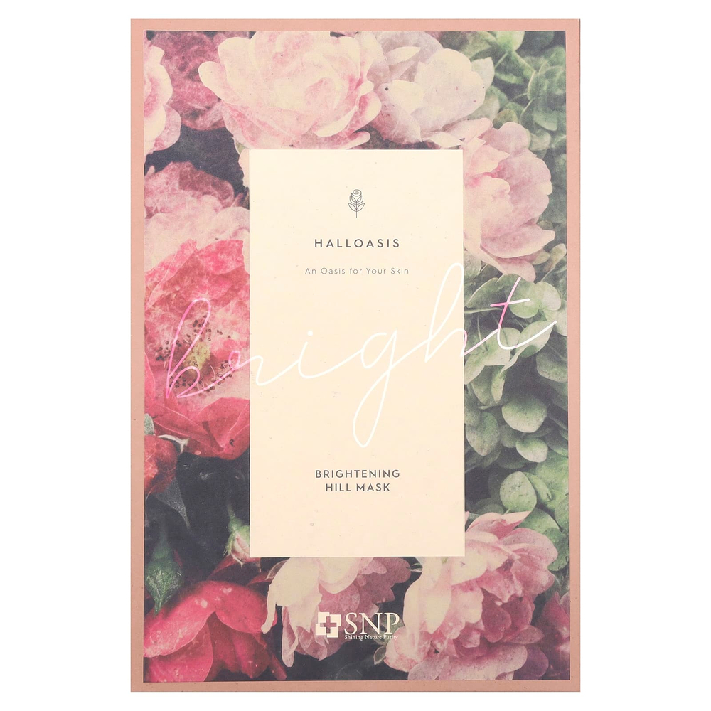 SNP, Halloasis, тканевая маска для лица с эффектом сияния, 10 шт., По 25 мл (0,84 жидк. унц.)