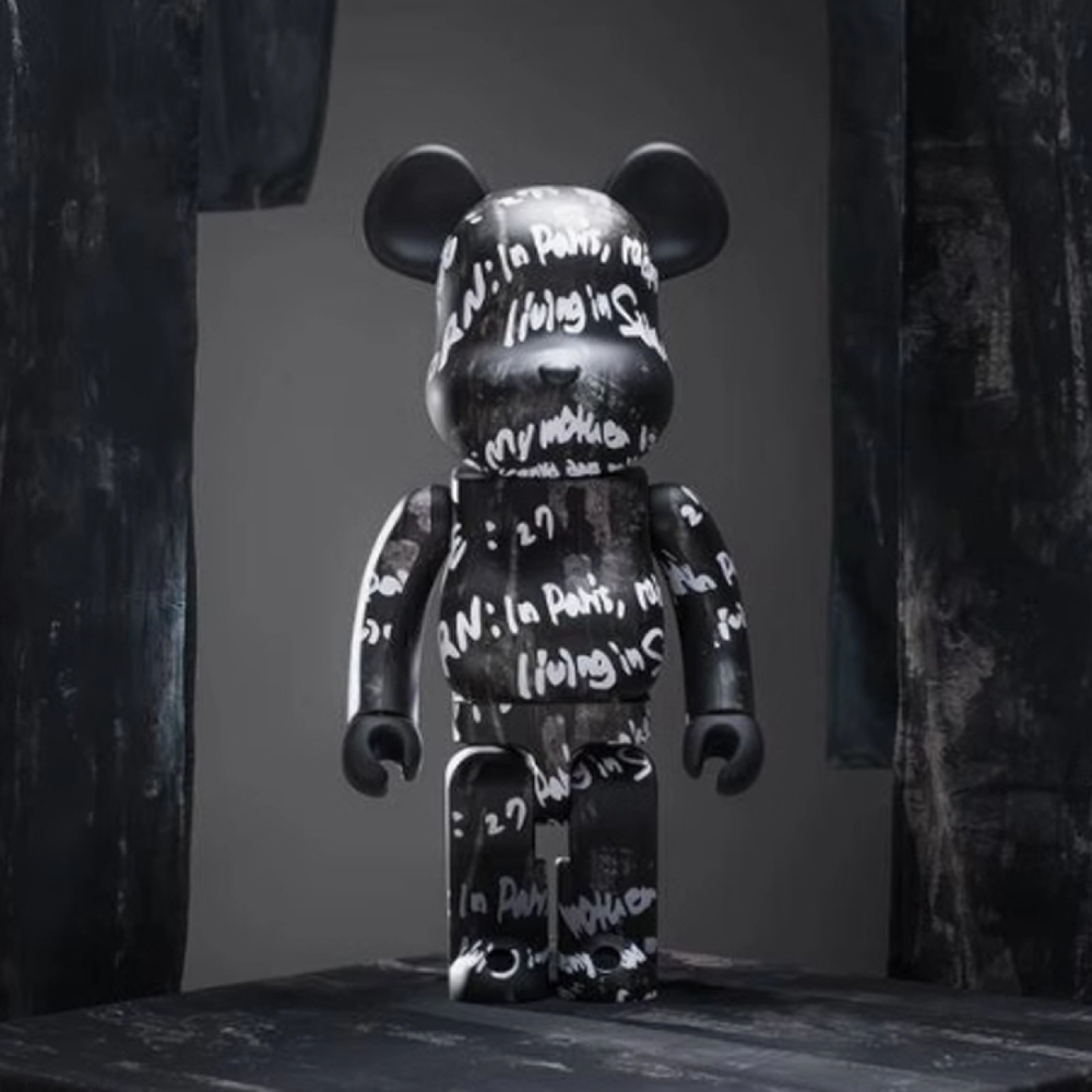 Дизайнерские игрушки BE@RBRICK x YOHJI YAMAMOTO BLACK SCANDAL 1000%, BE@RBRICK-2405-0035