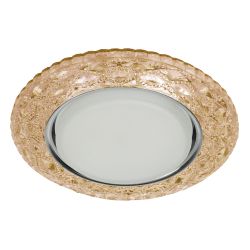 DK LD24 CHP/WH Светильник ЭРА декор cо светодиодной подсветкой Gx53, шампань | Встраиваемые LED светильники