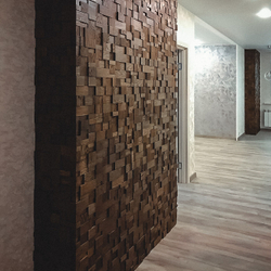 Деревянная мозаика для стен Wood Mosaic Хауз Дуб цвет венге