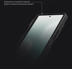 Чехол с MagSafe на Samsung Galaxy Fold 7, серия CamShield Prop Magnetic от Nillkin (версия с прозрачной крышкой объектива и стилусом)