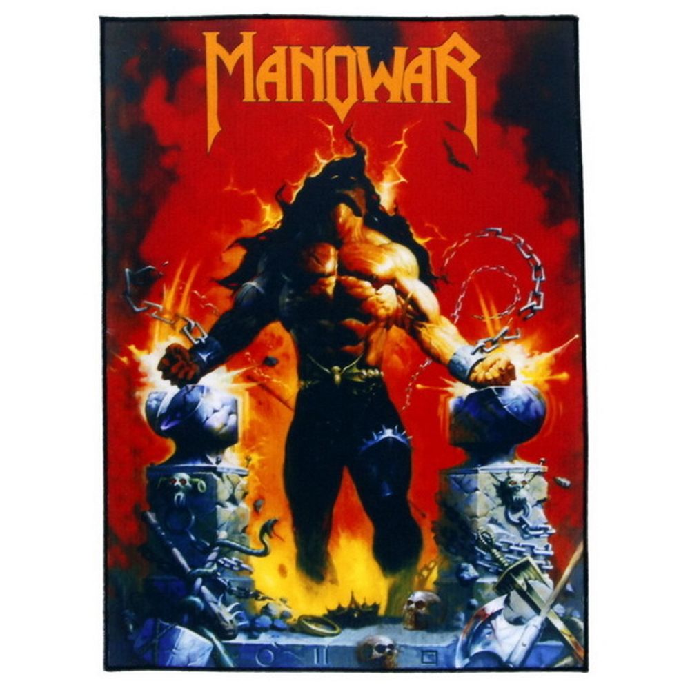 Нашивка Manowar Louder Than Hell (156)