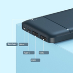 Портативный аккумулятор 10000 mAh 2USB RPP-96 Remax blue