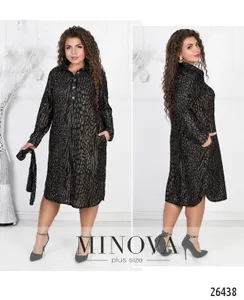 Платье 329-черный Minova