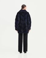 Шуба из меха норки