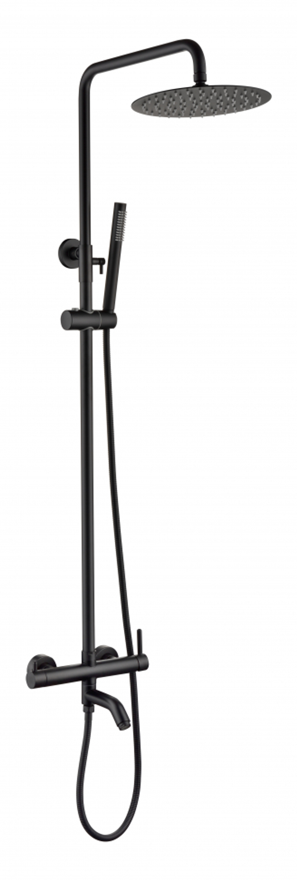 Душевая система Grocenberg GB7099BL Чёрный матовый