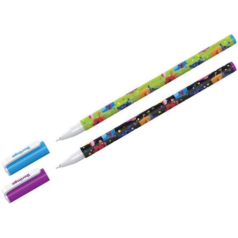 Ручка шарик. "Funline. Monsters" 0,7мм. синяя 277591 (Berlingo)