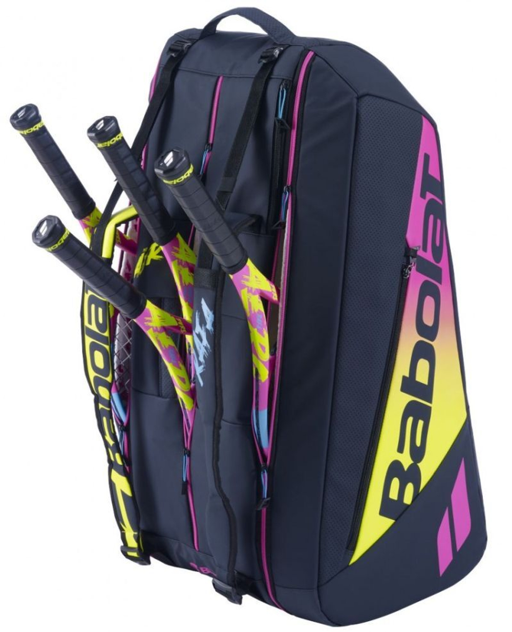 Теннисная сумка Babolat Pure Aero RAFA 2-gen RHX12 - blue/yellow/pink