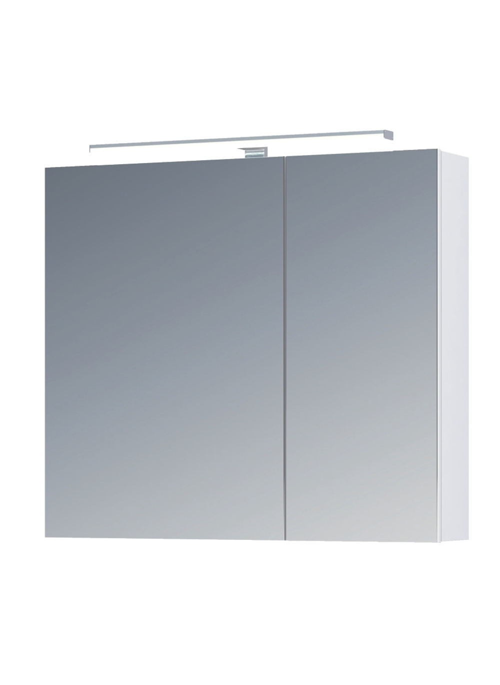 Зеркальный шкаф Vigo Plaza 800 (800х150х700 мм) со светильником