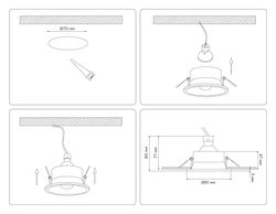 Ambrella Встраиваемый точечный светильник GU5.3 Technic base TN102806