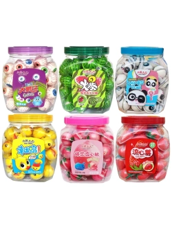 Мармелад с жидкой начинкой 900 г * 6 шт (6 банок)