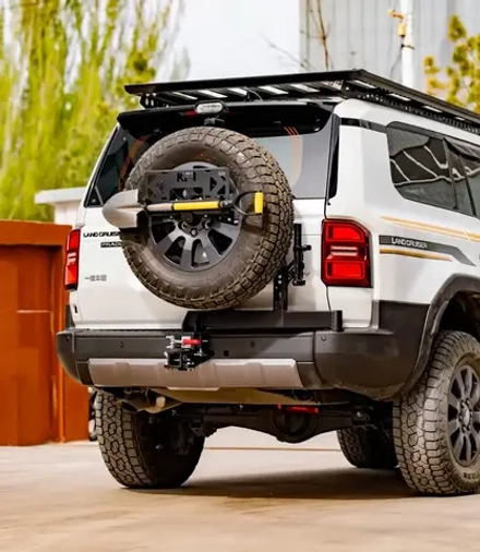 Крепление запасного колеса с фонарем для Toyota Land Cruiser Prado 250 LC250 2024+ Тойота крузер крузак Калитка запаски запаска