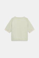 Дانتлевая кожаная куртка с тесьмой - ZARA