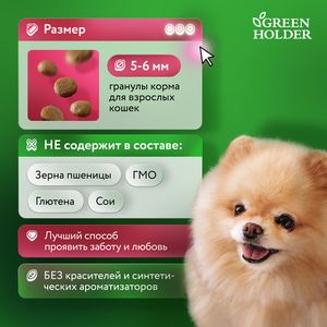 Сухой корм Green Holder для щенков мелких пород
