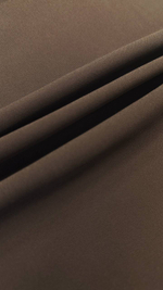 Шелк костюмно-плательный Brunello Cucinelli шоколадный