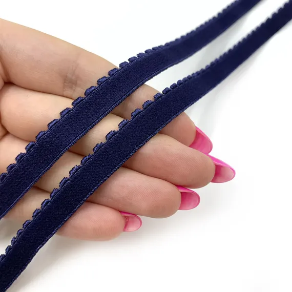 Резинка отделочная темно-синяя 10 мм (цв. 061), 641/10