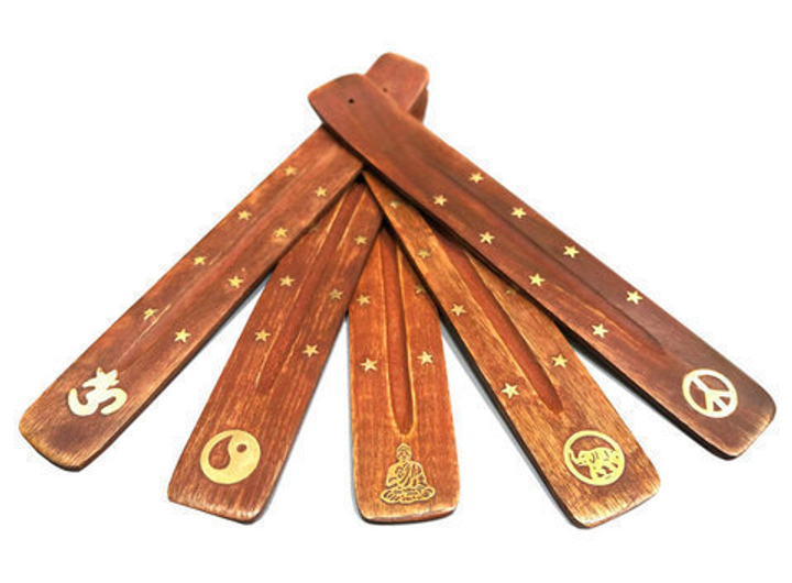 Подставка под благовония Лыжа Бабочка, однополосная, дерево