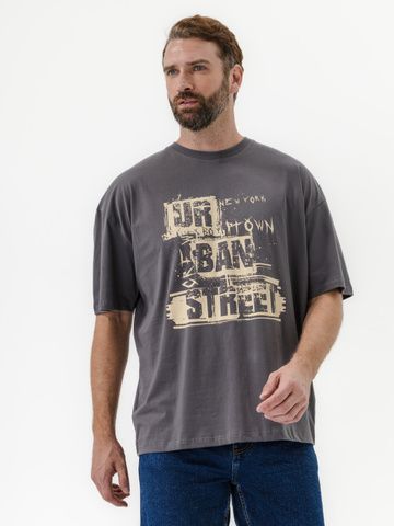 320003С-29 Футболка мужская, Антрацит