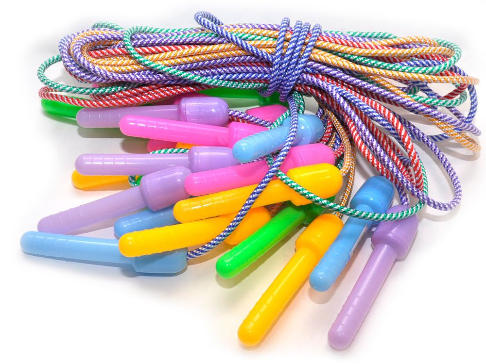 Скакалка 2,2 м. Продажа только упаковкой 10 шт: 2116