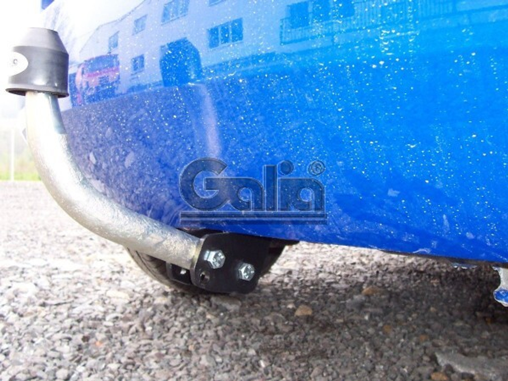 Фаркоп оцинкованный Galia S081A для Skoda Fabia хетчбек 2000-2007, 2007-2014(паспорт и сертификат в комплекте)(без электрики)