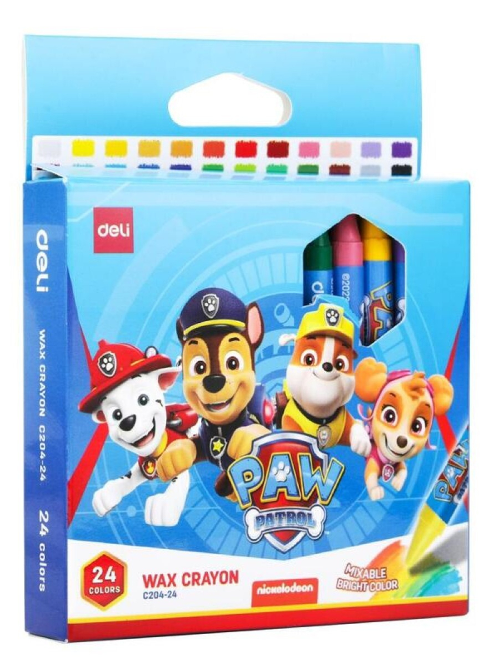 Мелки восковые Paw Patrol, 24цв.