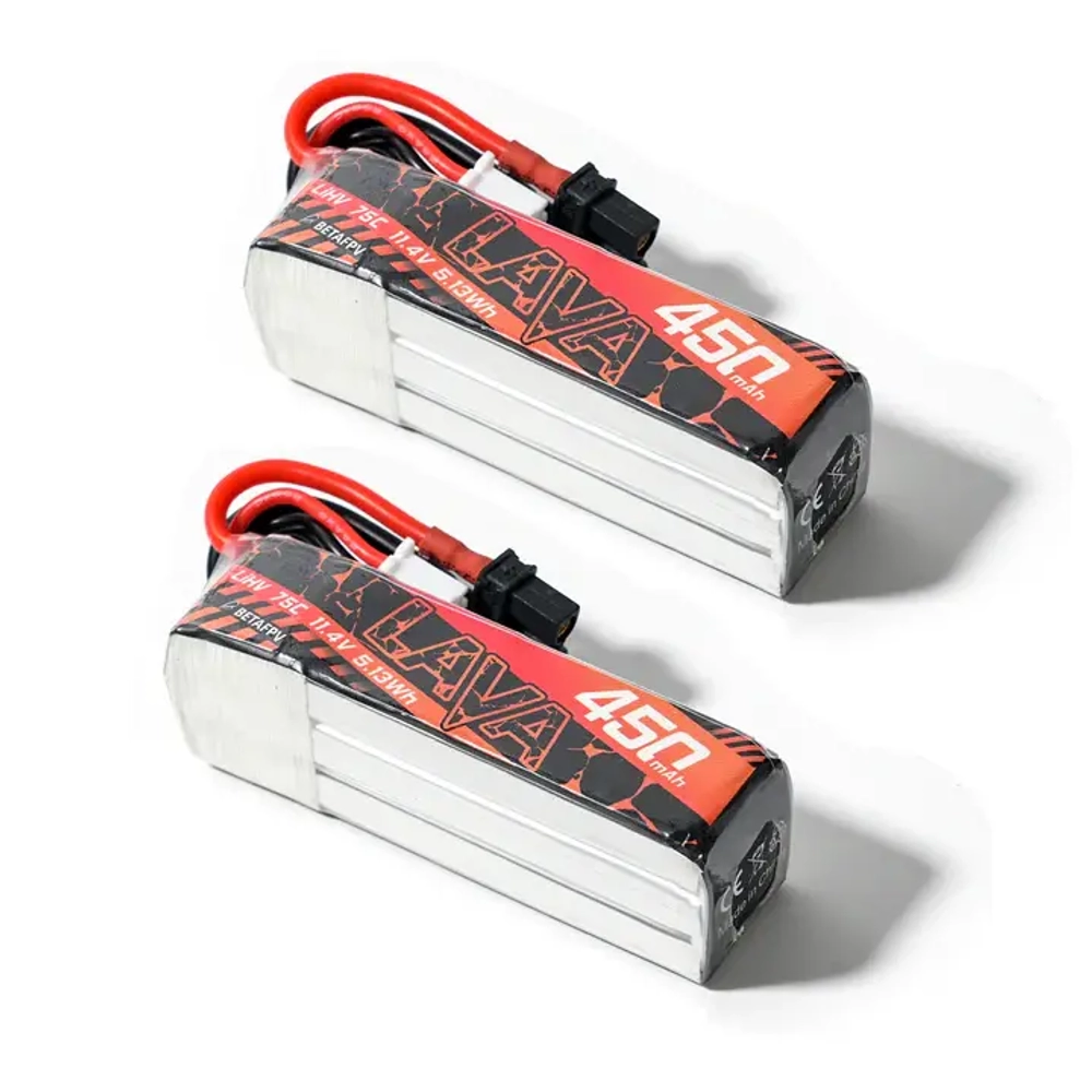 Аккумуляторы Betafpv Lava 3S 450 mAh 2шт.