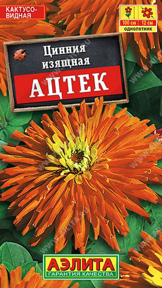 Цинния "G. Ацтек" 0.3г., Россия. Цинния "G. Ацтек" 0.3г., Россия.